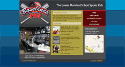 Desktop Screenshot of baselinespub.com